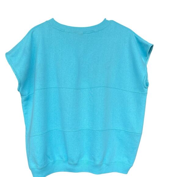 Vintage Velva Sheen Spaceport Womens Large Sleeveless Sweatshirt Large Y2K 90s - Picture 2 of 9